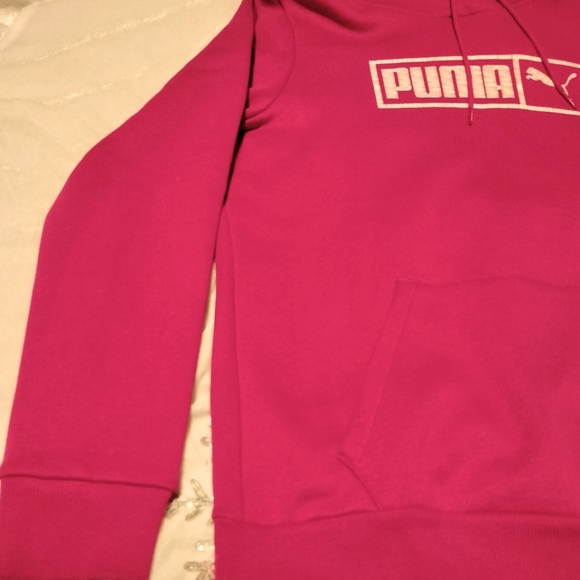 Puma Hoodie Size L, Logo Activewear Casual Gym Workout Training Comfy, NEW - Picture 2 of 6